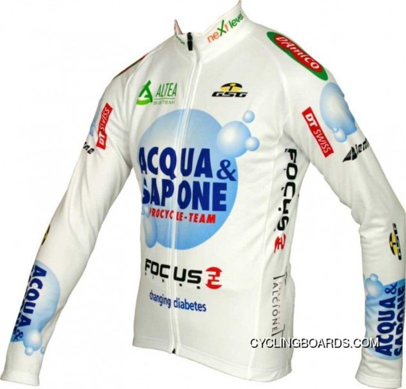 Acqua &Amp; Sapone 2012 Giessegi Radsport-Profi-Team - Langarmtrikot Long Sleeve Jersey Tj-091-6908 Online