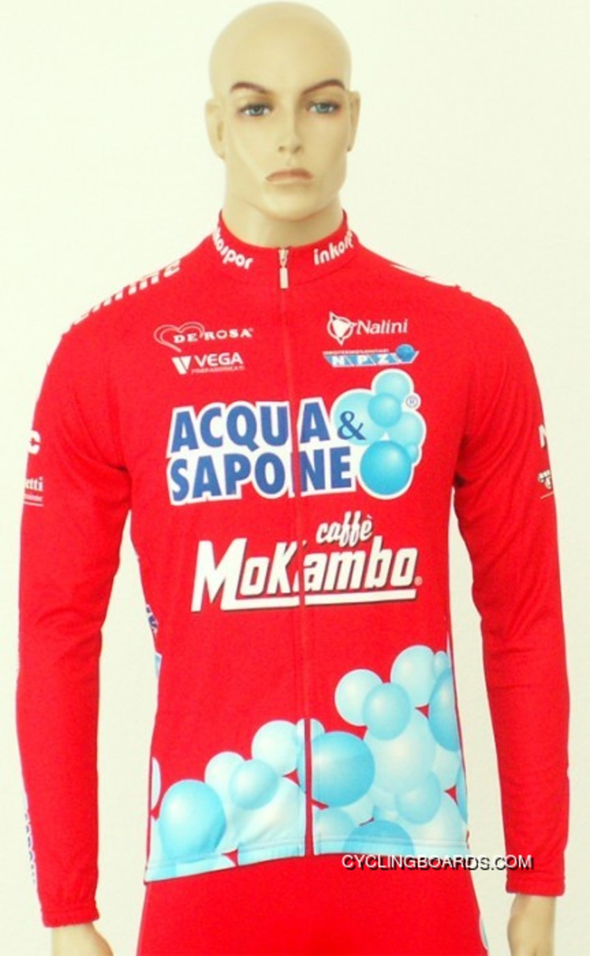 Acqua & Sapone 2006 Radsport - Nalini Radsport-Profi-Team Long Sleeve Jersey TJ-587-3066 New Year Deals