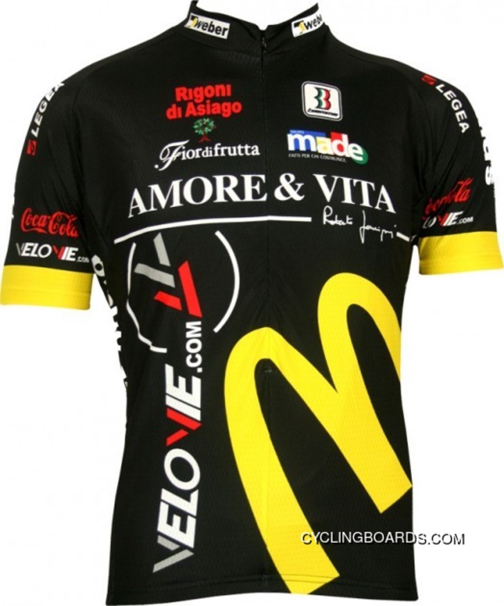 New Style Amore & Vita Cycling Jersey Short Sleeve TJ-297-0048