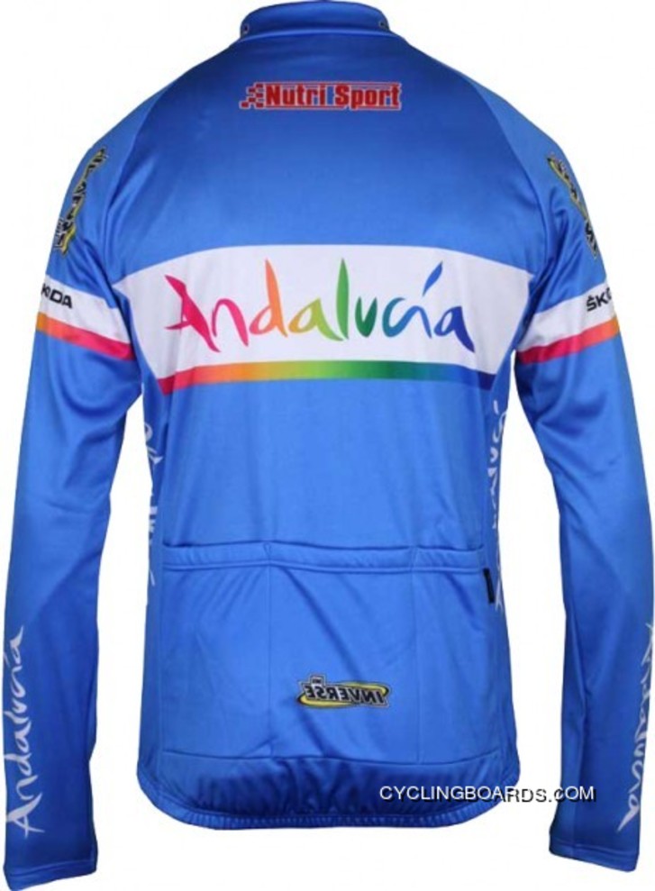 Top Deals Andalucia 2012 Inverse Radsport-Profi-Team Winter Long Sleeve Jersey Jacket Tj-653-7483