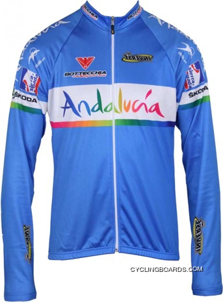 Top Deals Andalucia 2012 Inverse Radsport-Profi-Team Winter Long Sleeve Jersey Jacket Tj-653-7483