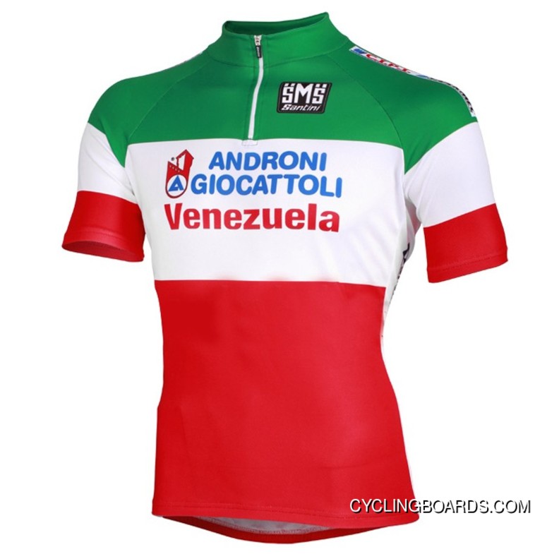 Androni Giocattoli National Champion Italy 2012-2013 Cycle Jersey + Shorts Kit Tj-230-8372 New Style