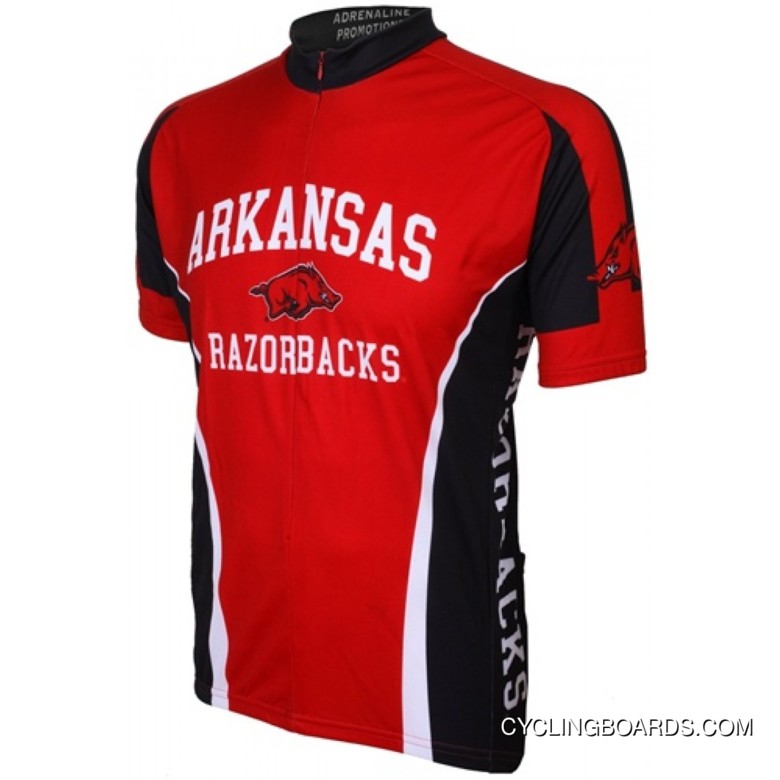 U Of A Ua University Of Arkansas Razorbacks Cycling Jersey New Style