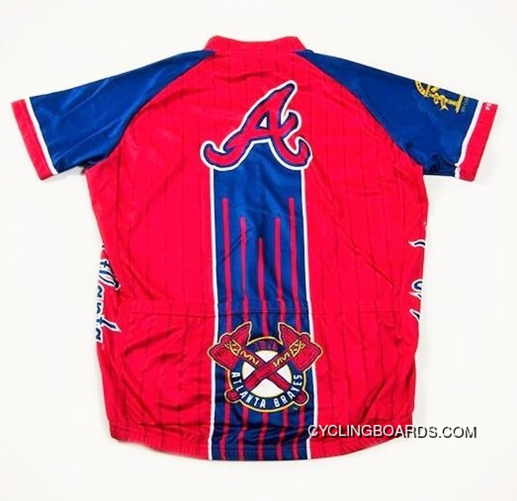 Top Deals MLB Atlanta Braves Cycling Jersey Bike Clothing Cycle Apparel Shirt Ciclismo TJ-832-9618