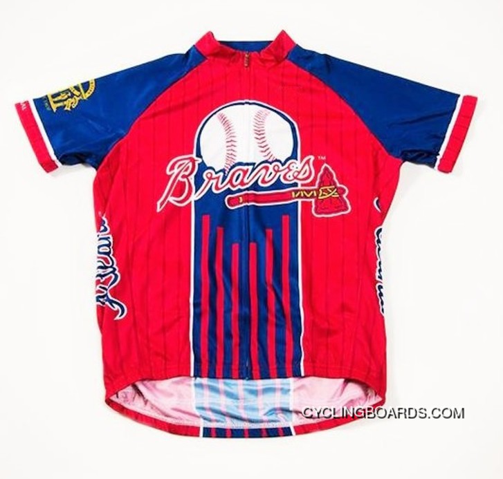 Top Deals MLB Atlanta Braves Cycling Jersey Bike Clothing Cycle Apparel Shirt Ciclismo TJ-832-9618