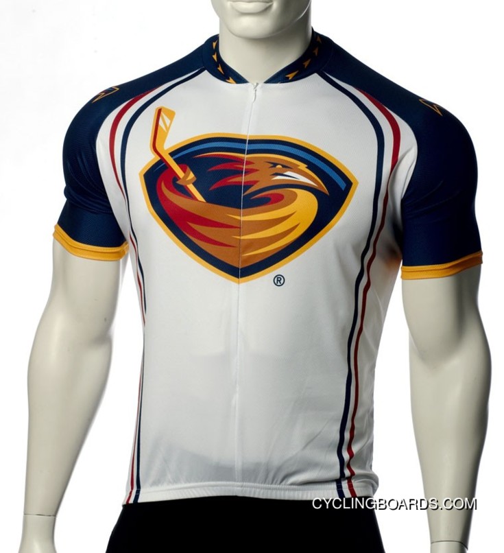 Atlanta Thrashers Cycling Jersey Short Sleeve TJ-288-1376 Discount