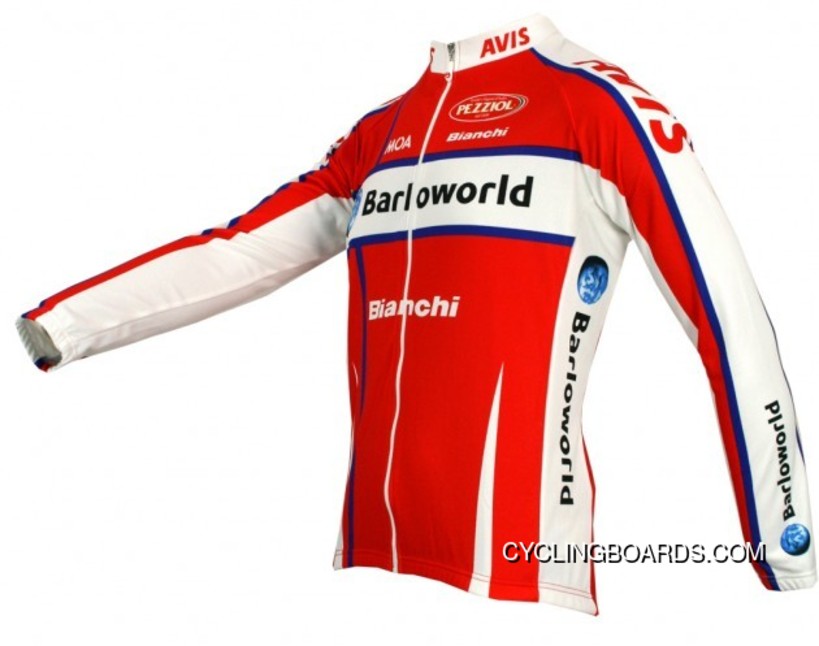 Barloworld 2009 Nalini Radsport-Profi-Team Winter Fleece Long Sleeve Jersey Jacket TJ-549-0691 Outlet