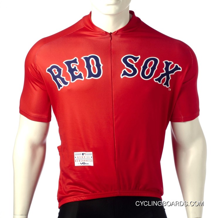 Discount MLB Boston Red Sox Cycling Jersey Short Sleeve TJ-034-8918