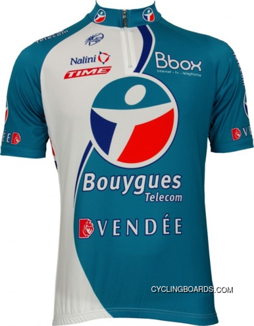 Top Deals Bouygues Télécom 2009 Nalini Radsport-Profi-Team - Short Sleeve Jersey TJ-510-4480