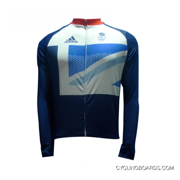 New Style Olympic 2012 Team Gb Cycling Long Sleeve Jersey Tj-961-0105