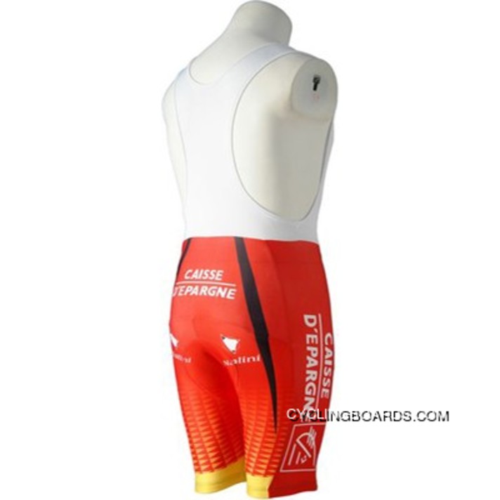 Caisse D'Epargne Spanish Champion Team Cycling Bib Shorts Tj-290-6347 New Style