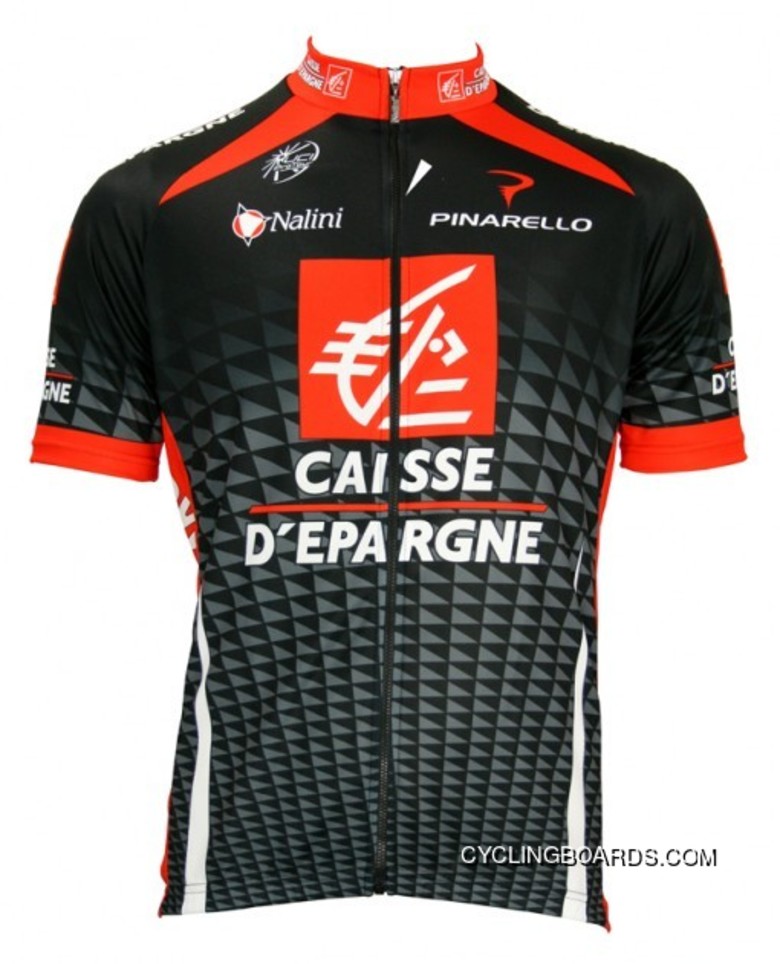 Latest Caisse D'Epargne 2010 Radsport-Profi-Team - Short Sleeve Jersey TJ-775-6511