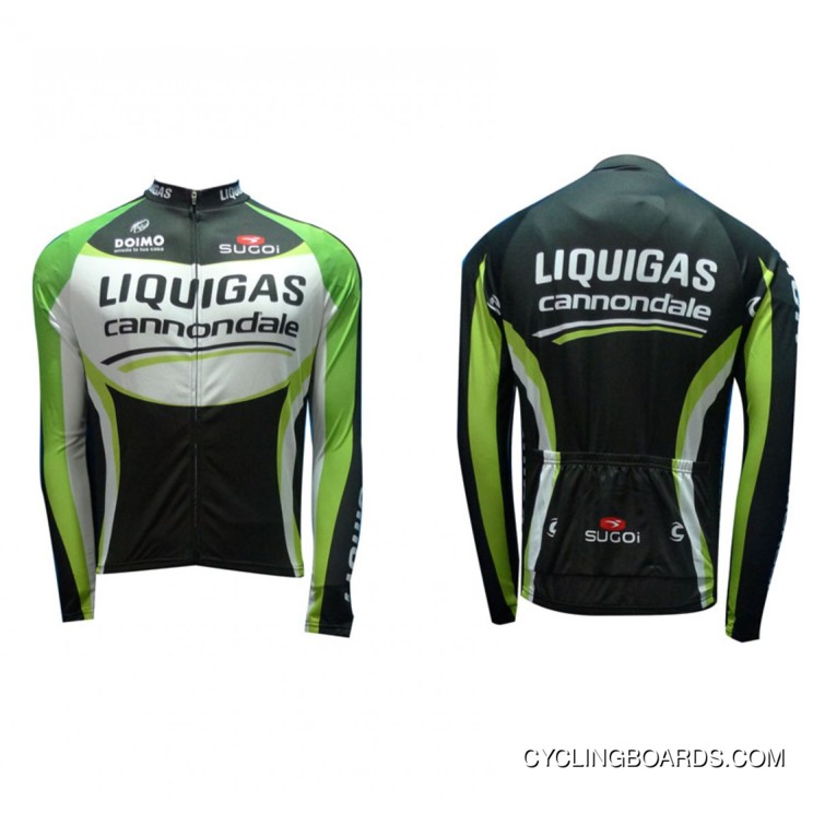 Liquigas Cannondale 2012 Black Edition Long Sleeve Jersey Outlet