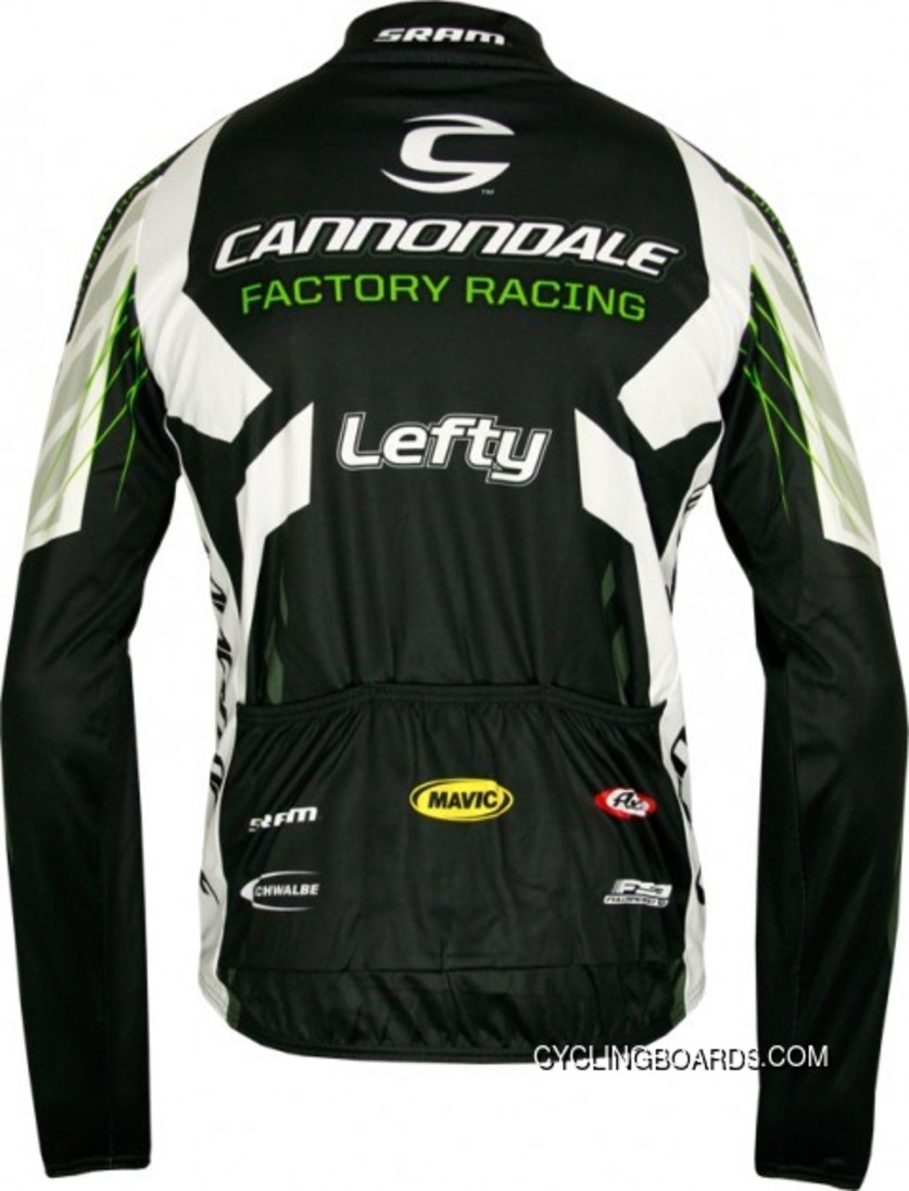 New Style CANNONDALE FACTORY RACING 2012-2013 Professional Cycling Team - Long Sleeve Jersey