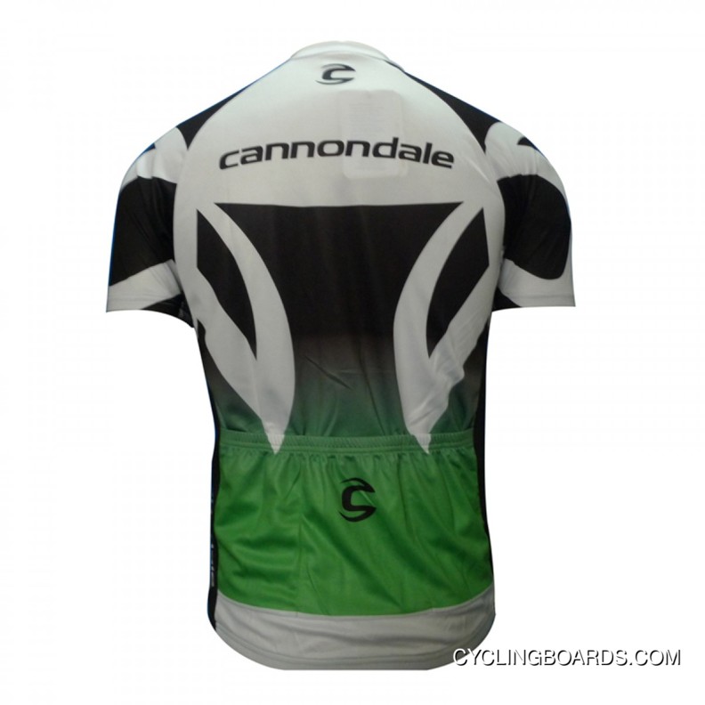 Super Deals New Cannondale Green-White Short Sleeve Jersey