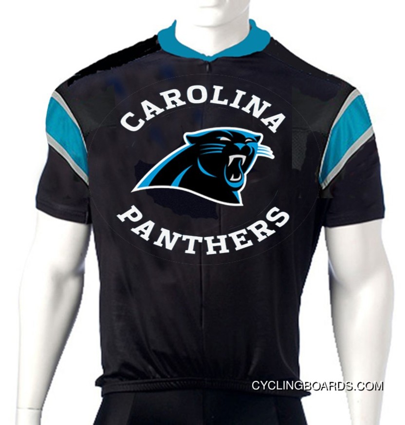 Nfl Carolina Panthers Cycling Jersey Short Sleeve Tj-373-2894 New Release