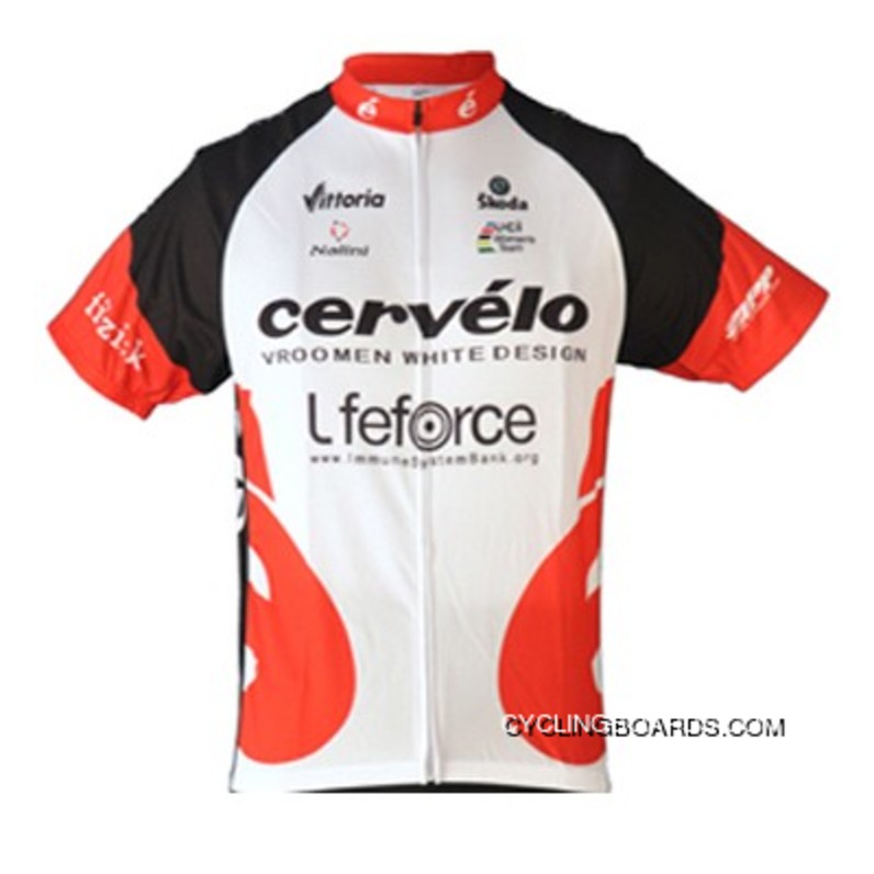 Cervelo Red Short Sleeve Cycling Jersey TJ-052-8653 Top Deals