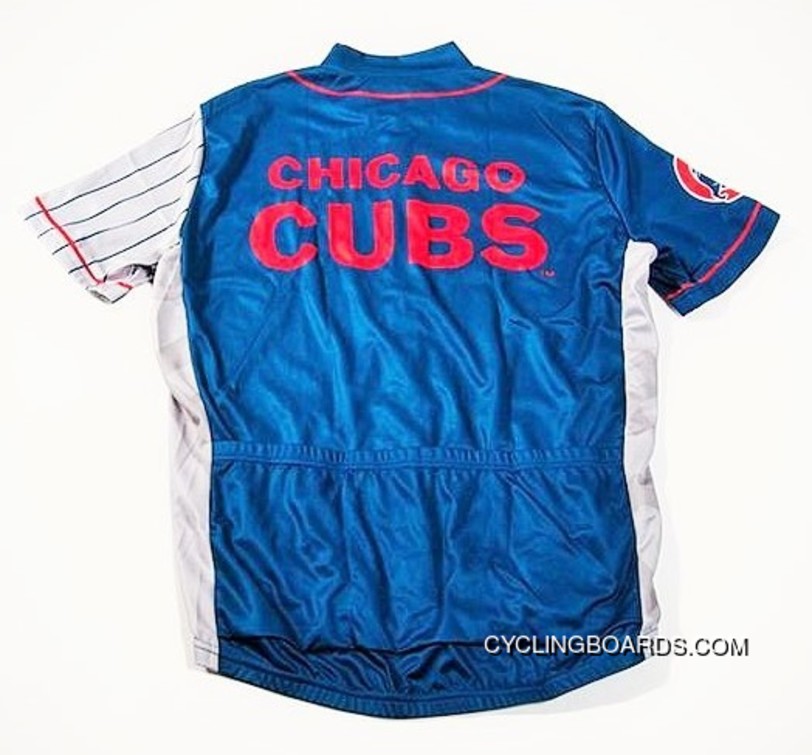 Latest Mlb Chicago Cubs Cycling Jersey Short Sleeve Tj-181-2394