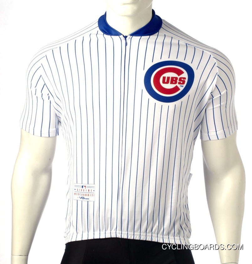 Online Mlb Chicago Cubs Cycling Jersey Short Sleeve Tj-601-0078