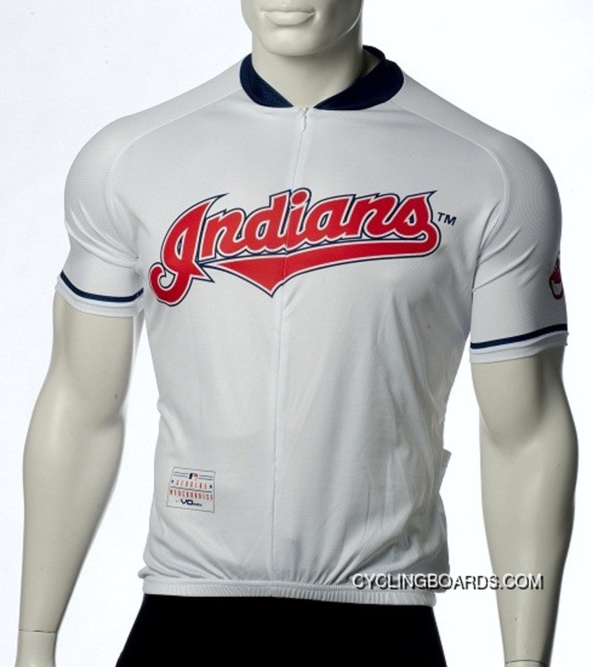 New Style Mlb Cleveland Indians Cycling Jersey Bike Clothing Cycle Apparel Shirt Ciclismo Tj-224-8914