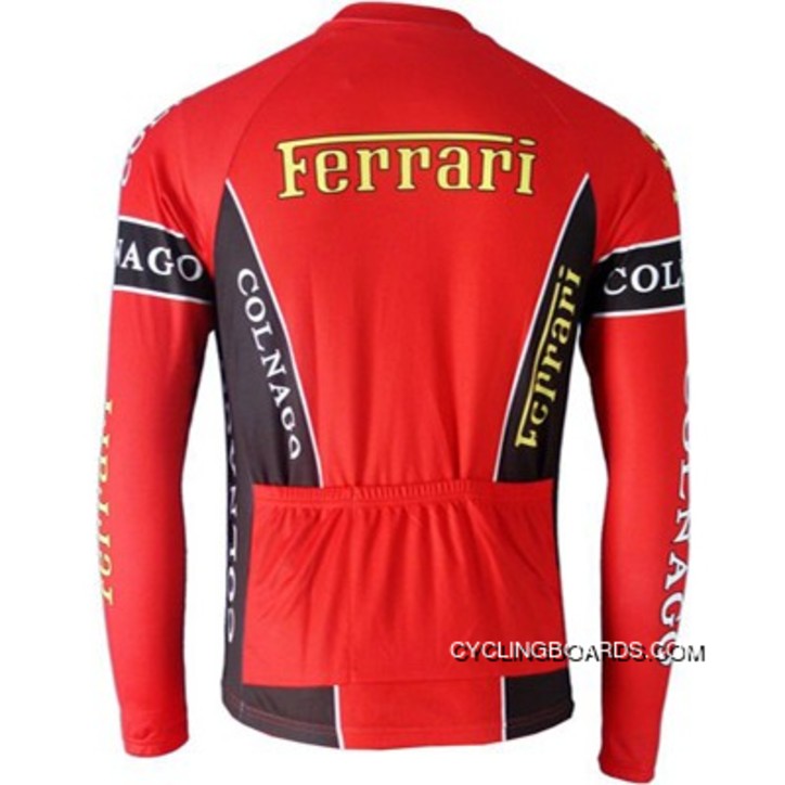 For Sale Team Colnago RED Cycling Winter Jacket TJ-491-2138