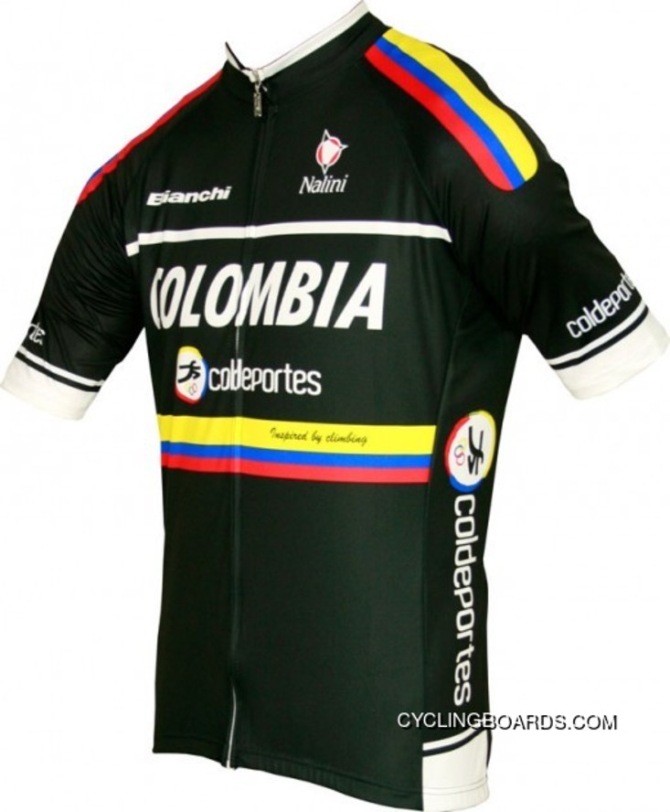 Colombia - Coldeportes 2012 - Professional Team Cycling Short Sleeve Jersey Tj-779-0747 Top Deals