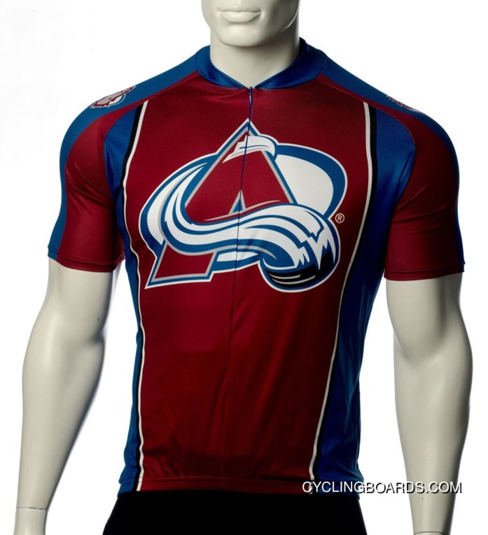 Colorado Avalanche Cycling Jersey Short Sleeve Tj-216-4158 New Year Deals