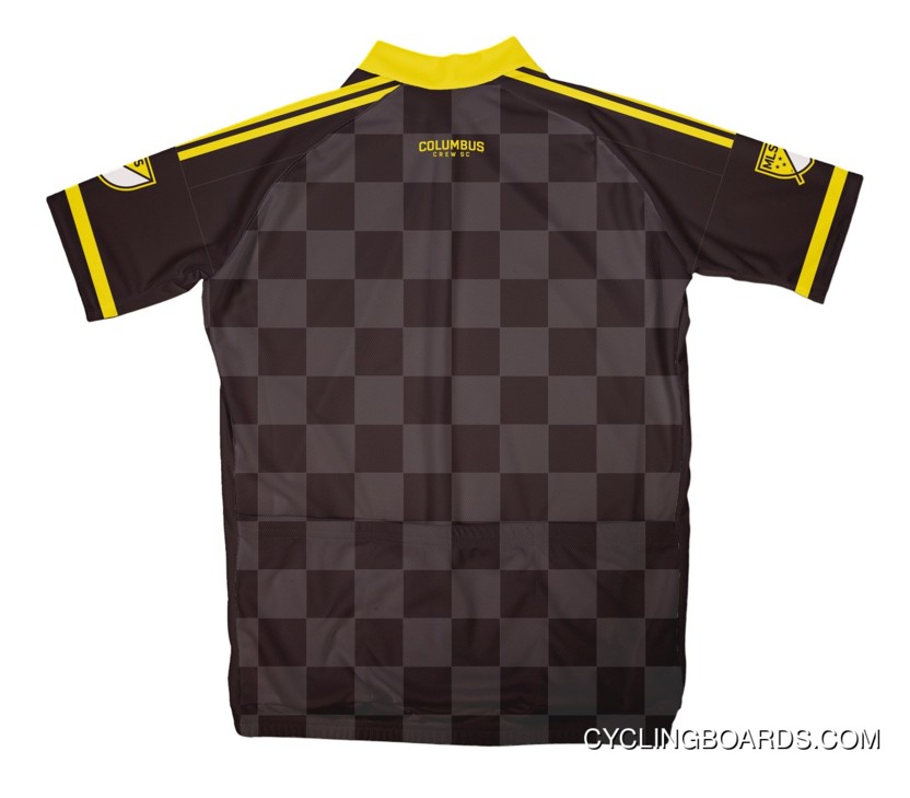 Mls Columbus Crew Short Sleeve Cycling Jersey Bike Clothing Cycle Apparel Tj-472-2512 New Year Deals
