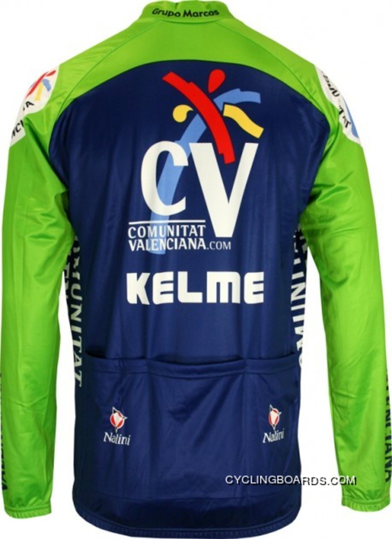 Kelme-Look 2004 Radsport - Long Sleeve Jersey - Nalini Radsport-Profi-Team Tj-732-5502 Super Deals