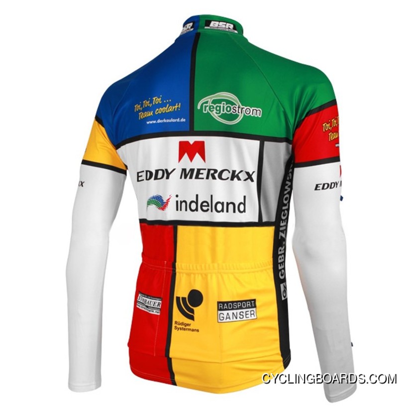 2012 Eddy Merckx-Indeland Winter Fleece Long Sleeve Cycling Jersey Jackets Tj-520-4486 Super Deals