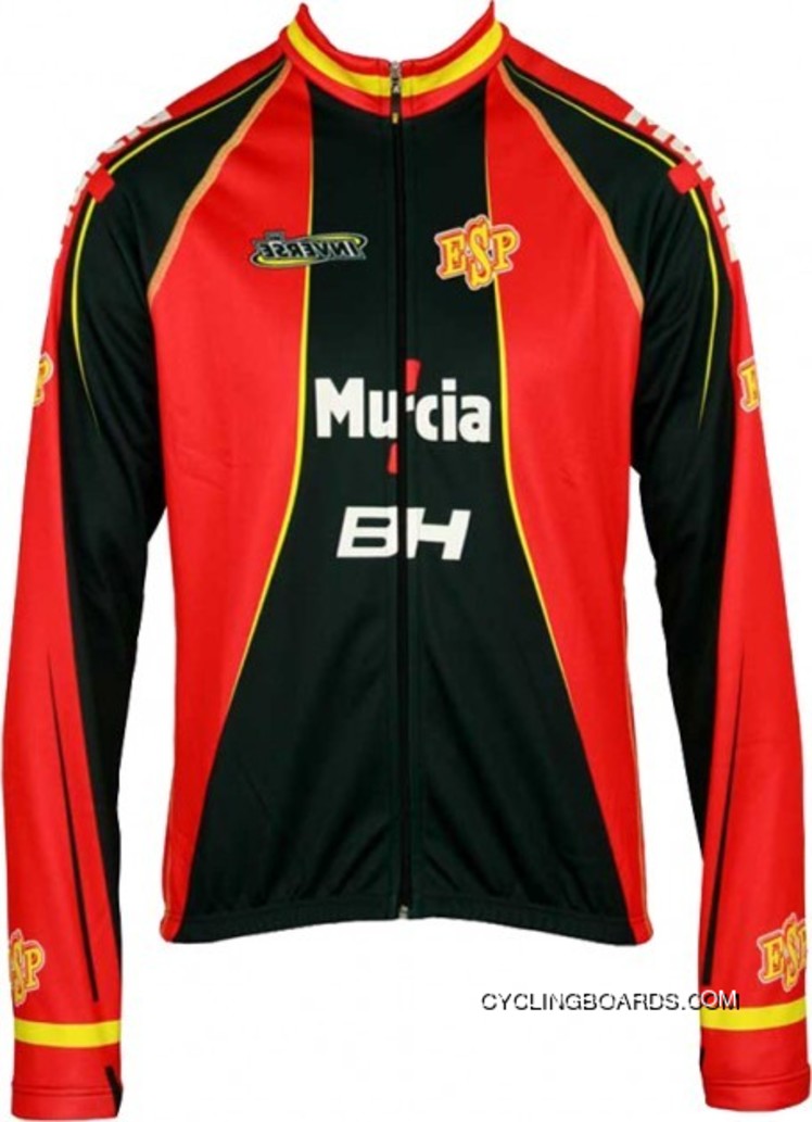 2012 España Murcia Inverse Radsport-Profi-Team-Winter Fleece Long Sleeve Jersey Jacket Tj-957-0317 Latest