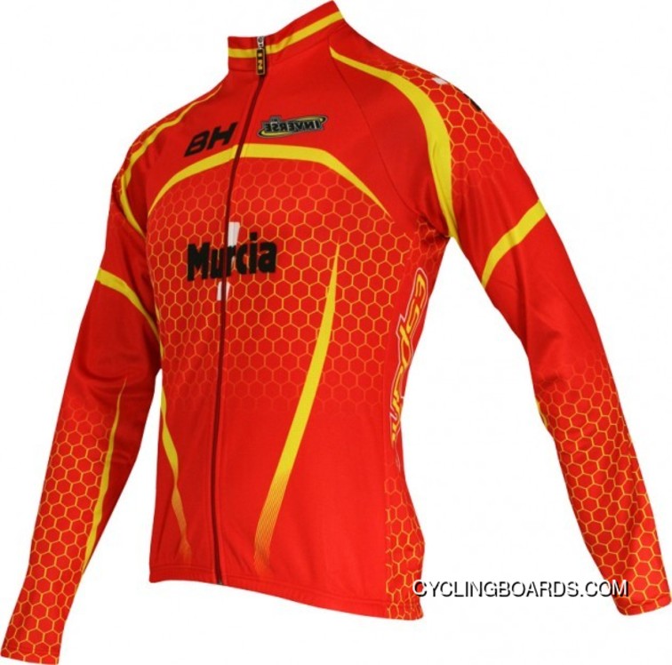 Top Deals 2010 España Murcia Inverse Radsport-Profi-Team-Winter Fleece Long Sleeve Jersey Jacket TJ-872-8774