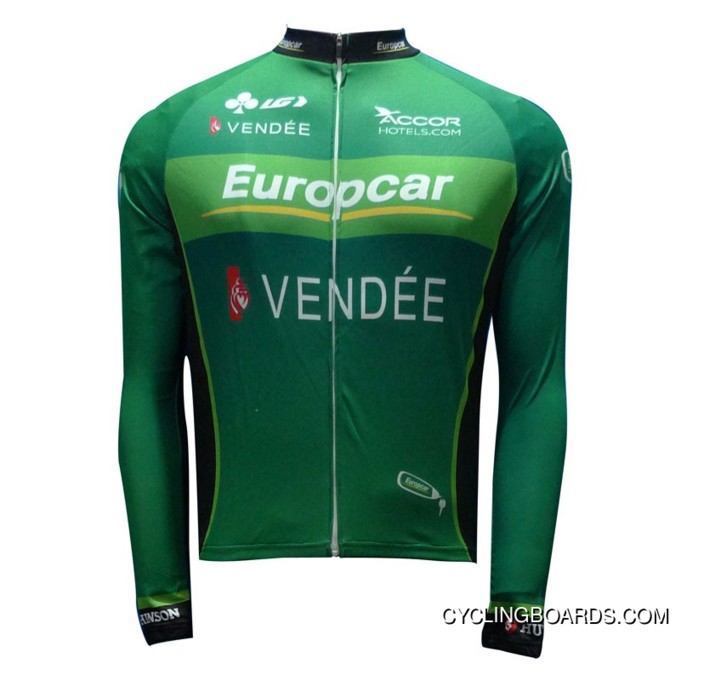 NEW Europcar 2012 Cycling Long Sleeve Jersey TJ-074-9736 Top Deals