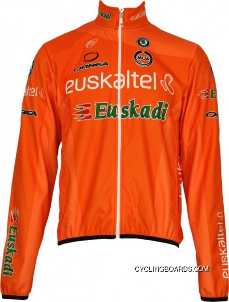 New Style 2012 Euskaltel Euskadi Moa Radsport-Profi-Team-Winter Fleece Long Sleeve Jersey Jacket Tj-169-3196