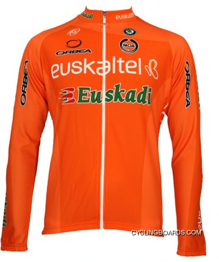2012 Euskaltel Euskadi Moa Radsport-Profi-Team-Long Sleeve Jersey Tj-626-3610 Online