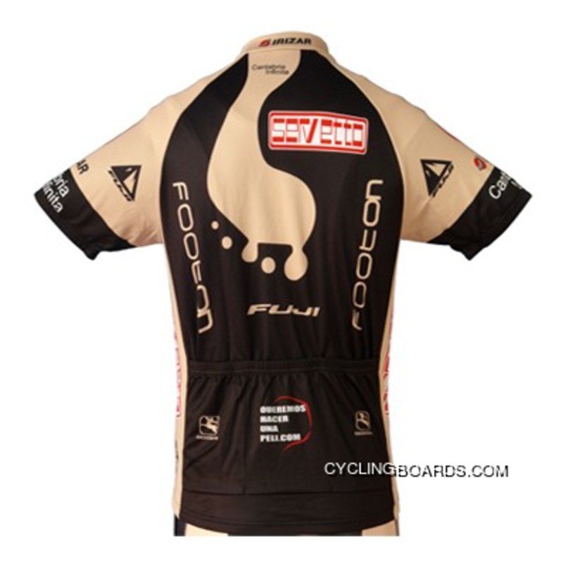 New Style Giordana 2010 Men's Footon-Servetto Team Short Sleeve Cycling Jersey TJ-913-9065