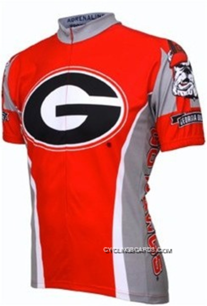 Uga University Of Georgia Bull Dogs Cycling Short Sleeve Jersey Tj-922-7011 Latest