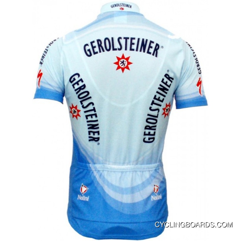 New Style Gerolsteiner 2007 Radsport Profi-Team Short Sleeve Jersey Tj-705-8586