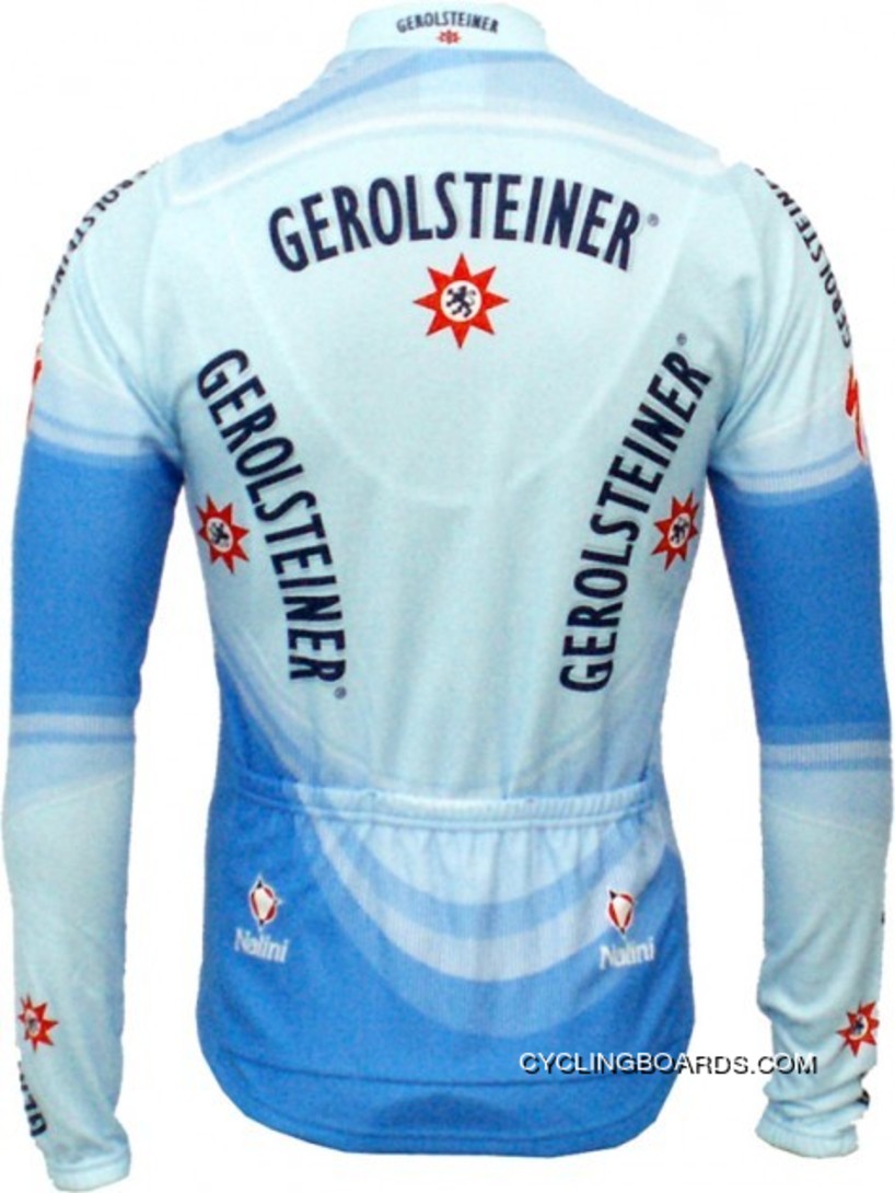 Outlet Gerolsteiner 2007 Radsport-Profi-Team-Winter Fleece Long Sleeve Jersey TJ-157-0207