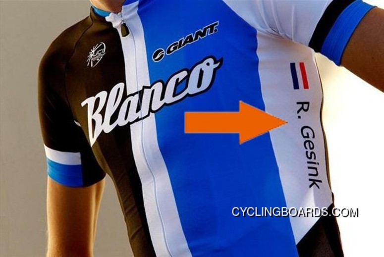 Coupon Custom Blanco Cycling Jersey With Your Name And National Flag Tj-895-6124