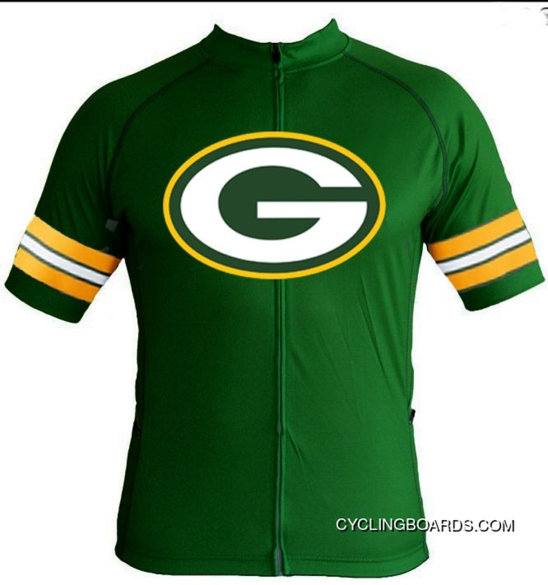 Nfl Green Bay Packers Cycling Jersey Short Sleeve Tj-909-3532 Discount