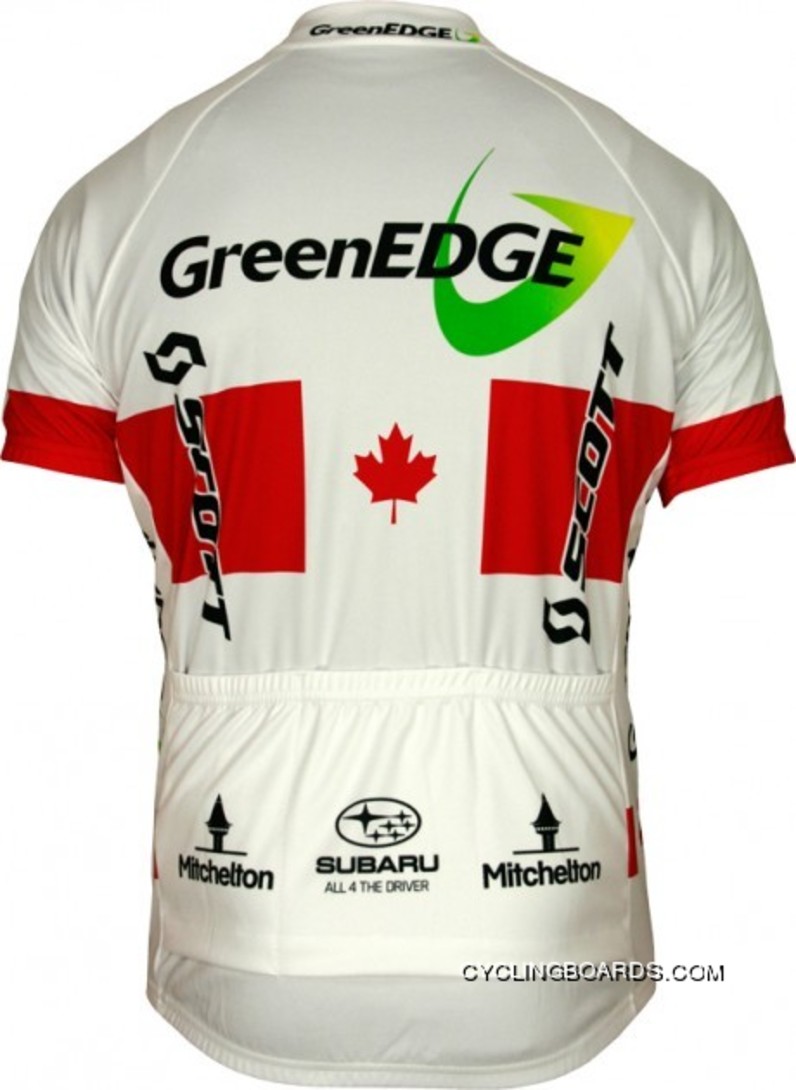 Greenedge Cycling Kanadischer Meister 2011-12 Radsport-Profi-Team Short Sleeve Jersey Tj-776-4219 New Release