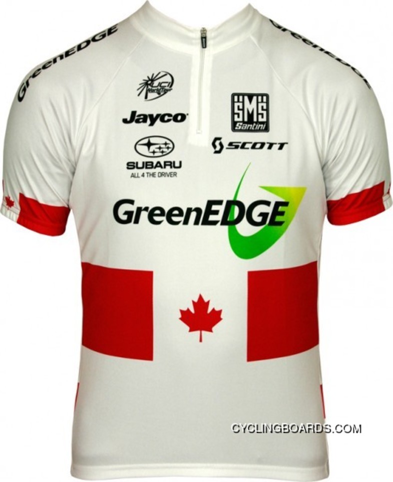 Greenedge Cycling Kanadischer Meister 2011-12 Radsport-Profi-Team Short Sleeve Jersey Tj-776-4219 New Release