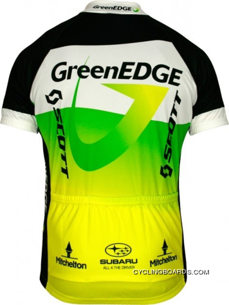 Super Deals GREENEDGE CYCLING 2012 Radsport-Profi-Team Short Sleeve Jersey TJ-067-3366