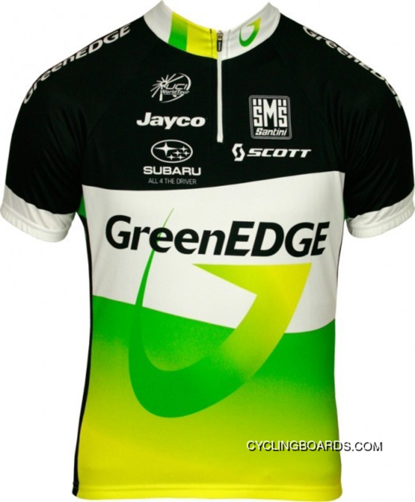 Super Deals GREENEDGE CYCLING 2012 Radsport-Profi-Team Short Sleeve Jersey TJ-067-3366