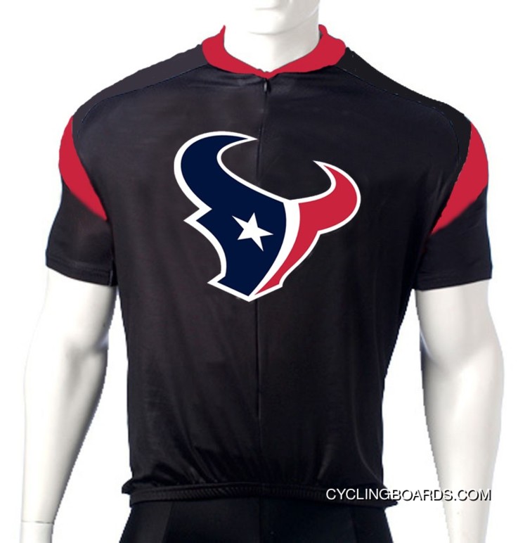 Coupon Nfl Houston Texans Cycling Short Sleeve Jersey Tj-956-3842