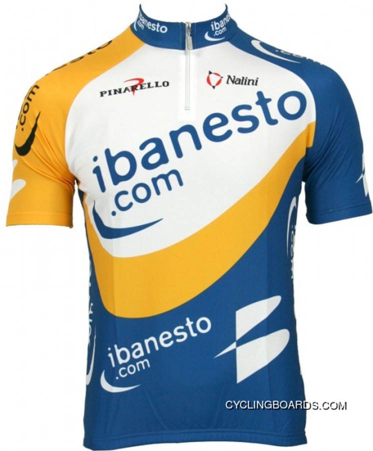 IBanesto 2003 Short Sleeve Jersey - Radsport-Profi-Team TJ-279-9436 Super Deals