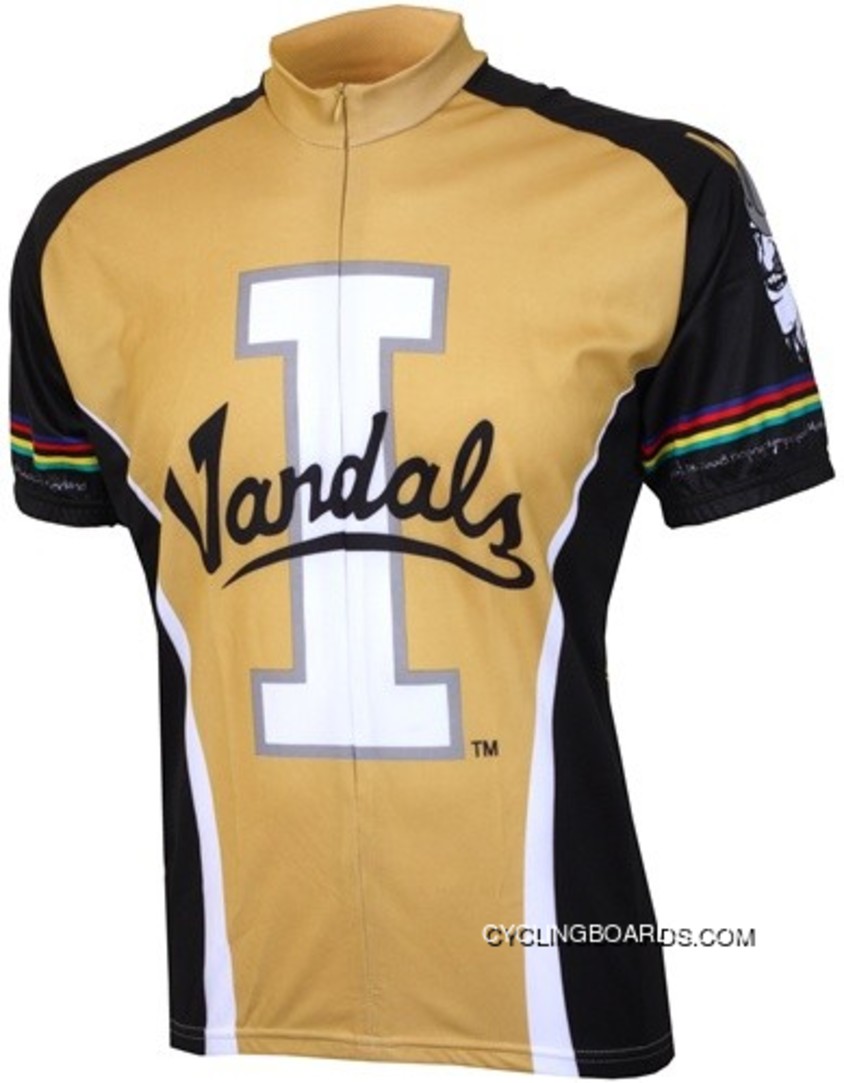 Ui University Of Idaho Gold Vandals Cycling Short Sleeve Jersey Tj-755-1434 Online