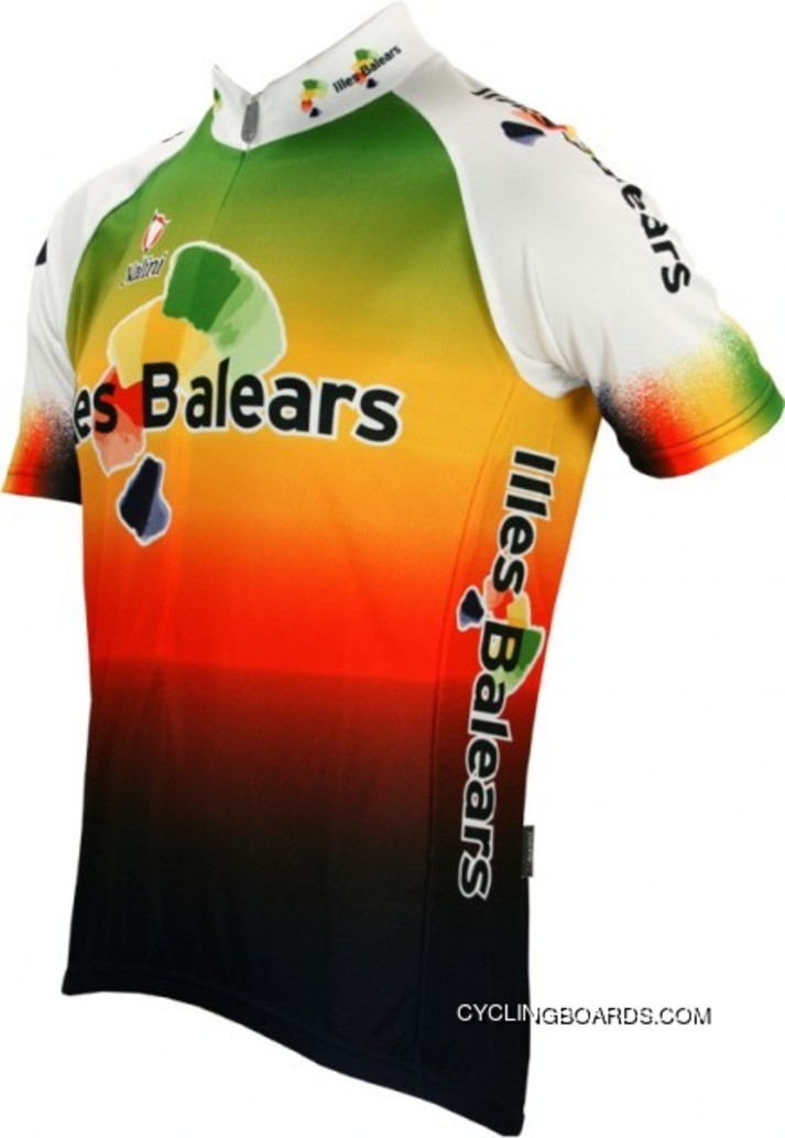 Discount Illes Balears 2005 Professional Team Cycling Jersey - Short Sleeve Jersey Tj-469-4265