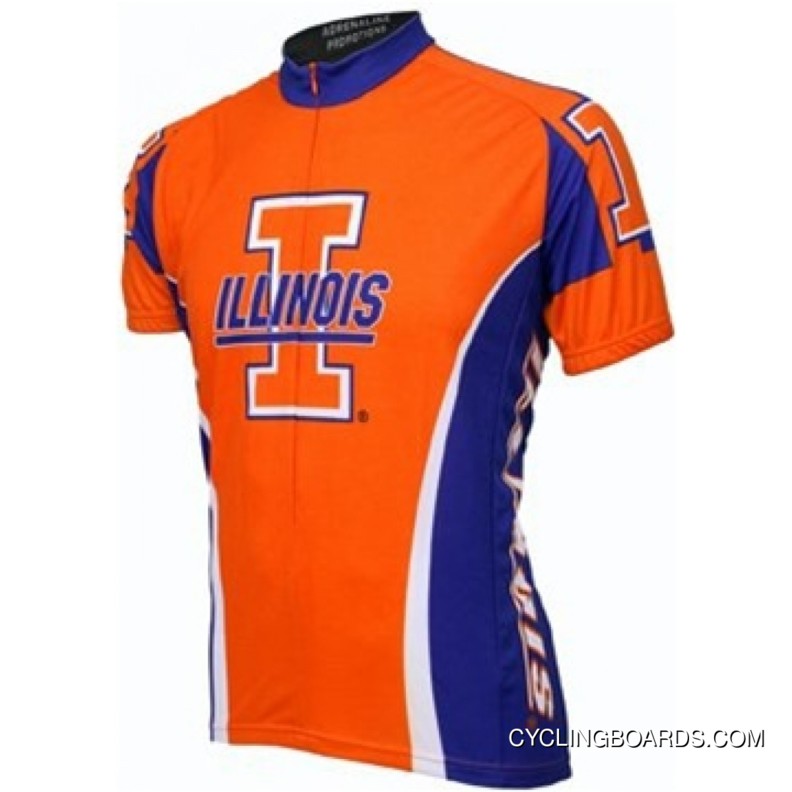 Discount Illinois Cycling Short Sleeve Jersey TJ-808-6596